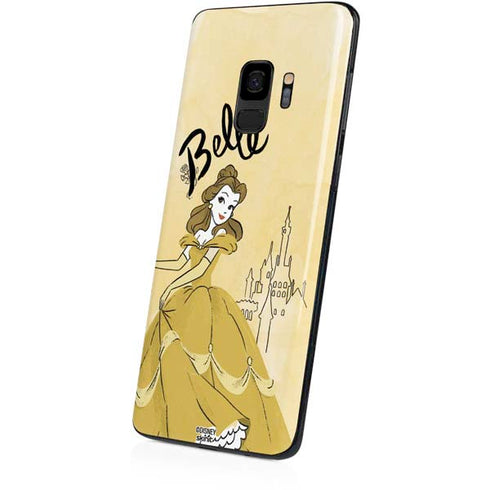 Disney Princess Belle Art Galaxy S9 Skin
